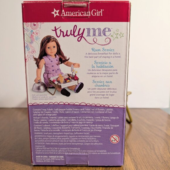 American Girl truly me Grand Hotel Room Service Set w/ Box - Picture 5 of 5